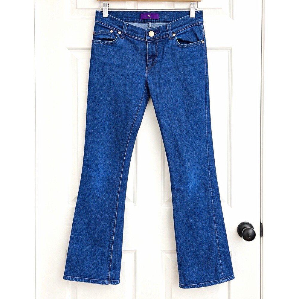 DVB Victoria Beckham Jeans Womens 27 Y2K Low Rise Bootcut Flare Dark Wash
